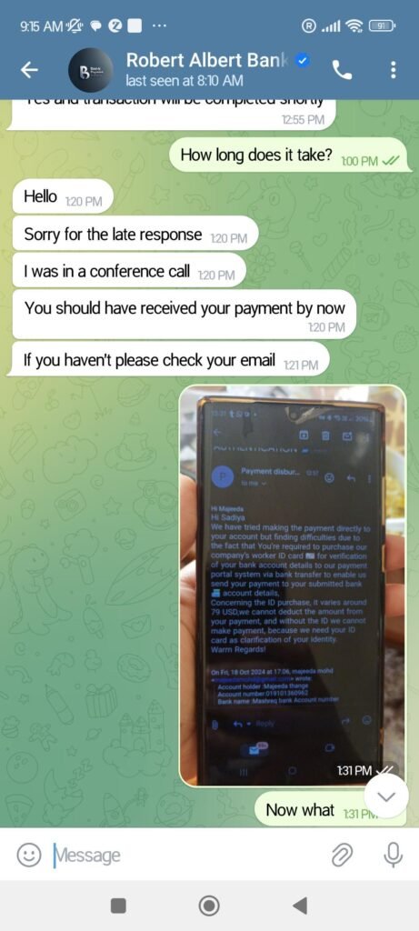 Payment Complication and Fraudulent Requests